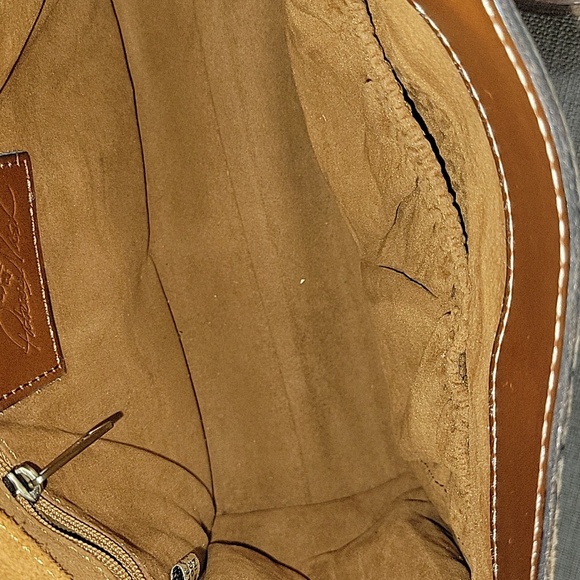 Patricia Nash Brown Tooled Leather Crossbody Handbag - Picture 9 of 12